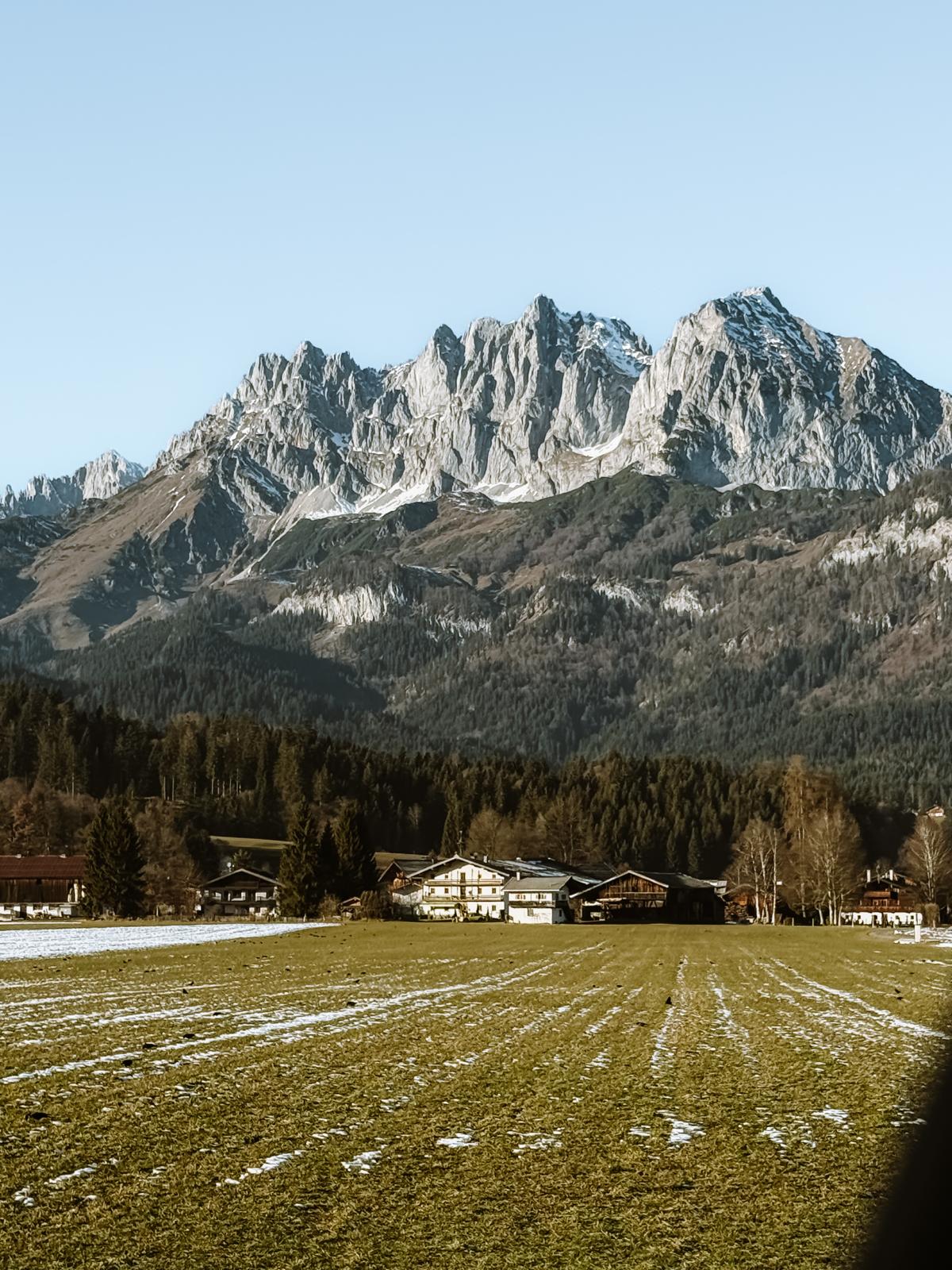 Schiederweiher im Hintergrund